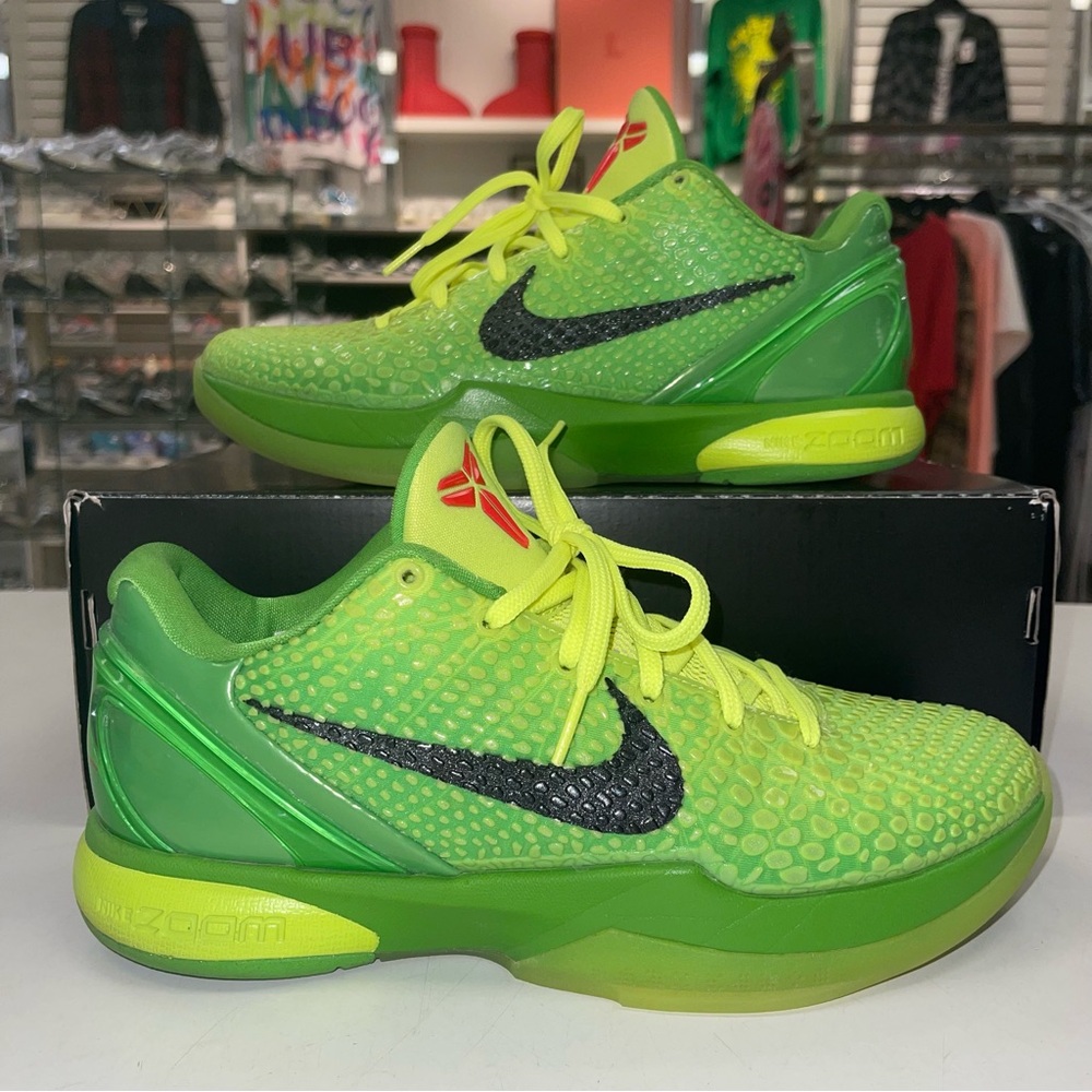 Zoom Kobe 6 Protro 'Grinch' 2020 - LIGHTLY WORN